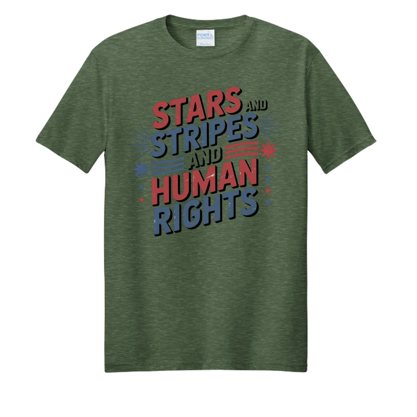 Forest Green Heather - PC455 - FRONT