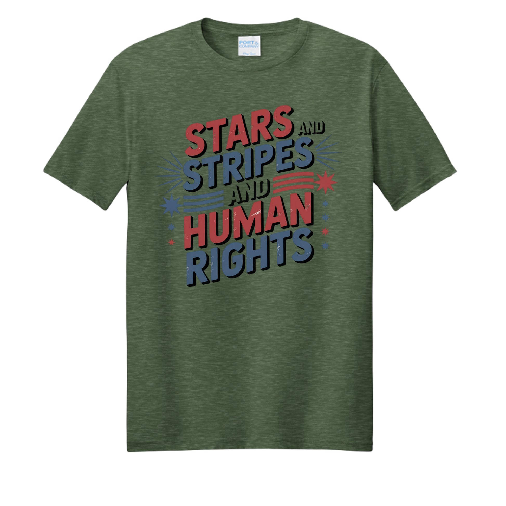 Forest Green Heather - PC455 - FRONT